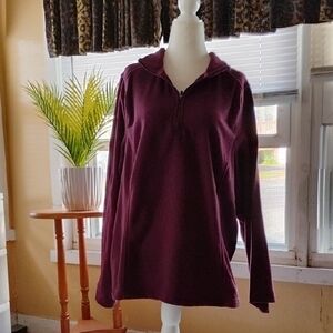 EUC WOMEN'S QUARTER ZIP POLARTEC FLEECE TOP